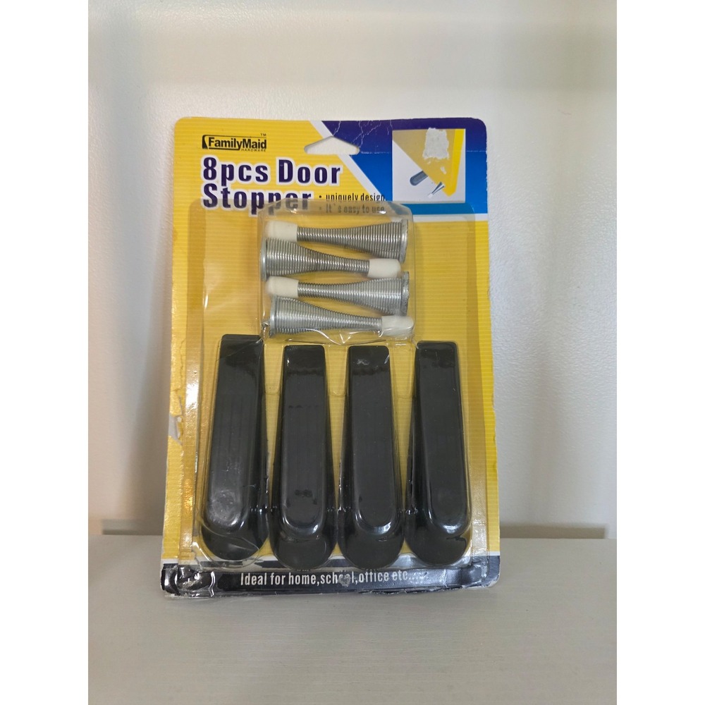 NIP Family Maid Hardware 8 Pieces Door Stoppers